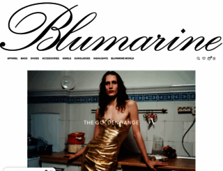 blumarine.com screenshot