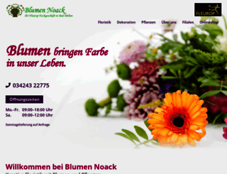 blumen-noack.de screenshot