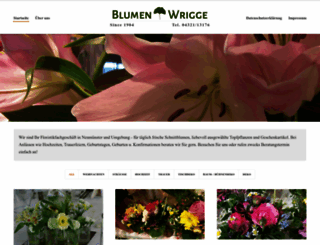 blumen-wrigge.de screenshot