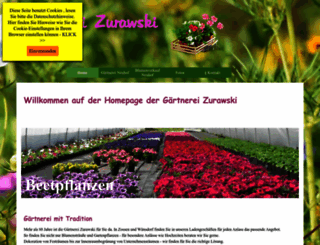 blumen-zurawski.de screenshot