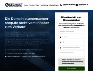 blumensamen-shop.de screenshot