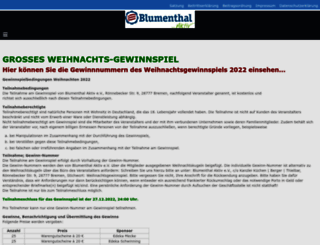 blumenthal-aktiv.de screenshot