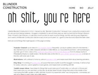 blunderconstruction.com screenshot