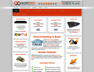 blunethost.com.br screenshot