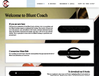 bluntcoach.com screenshot
