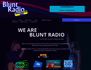 bluntradio.co.uk screenshot