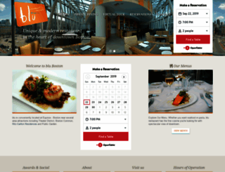 blurestaurant.com screenshot