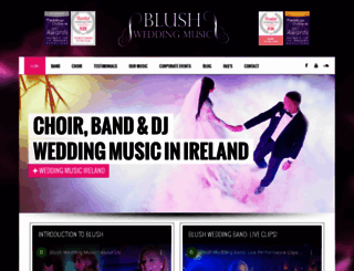 blushweddingmusic.com screenshot