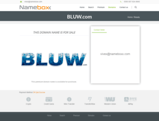 bluw.com screenshot