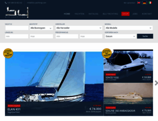bluyachting.com screenshot