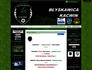 blyskawicakacwin.futbolowo.pl screenshot