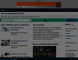 bmcmusculoskeletdisord.biomedcentral.com screenshot