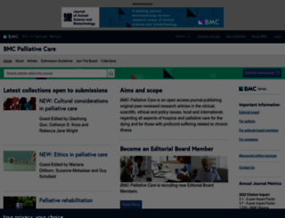 bmcpalliatcare.biomedcentral.com screenshot