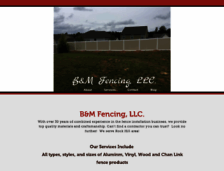 bmfencing.com screenshot