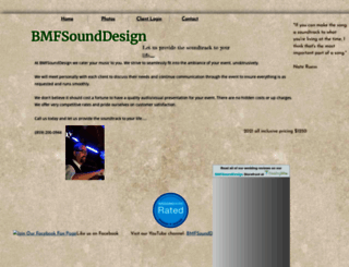 bmfsounddesign.com screenshot