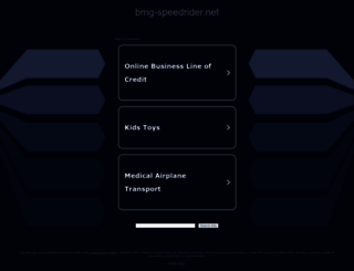bmg-speedrider.net screenshot