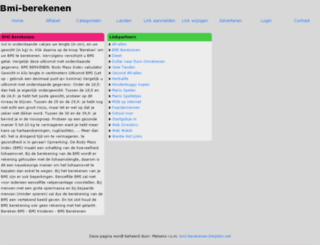 bmi-berekenen.linkplein.net screenshot