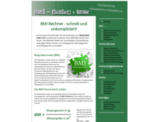 bmi-online.info screenshot