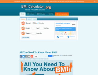 bmicalculator.org screenshot