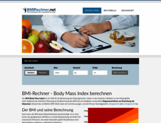 bmirechner.net screenshot