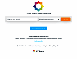 bmo-financial-group.talentify.io screenshot