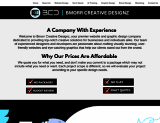 bmorrcreativedesignz.com screenshot