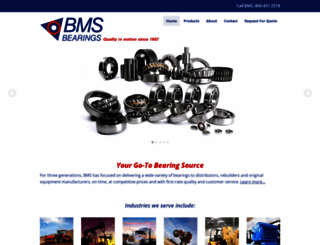 bms-bearings.com screenshot