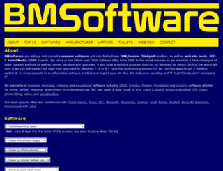 bmsoftware.co.uk screenshot