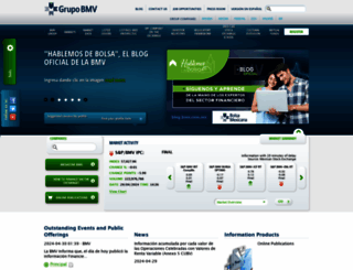bmv.com.mx screenshot