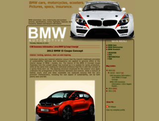 bmw-automotive.blogspot.fr screenshot