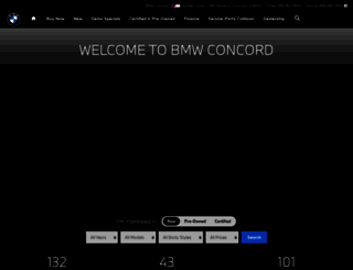 bmwconcord.com screenshot