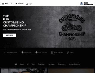 bmwmotorrad.com.au screenshot