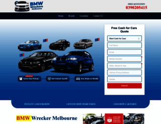 bmwwreckermelbourne.com.au screenshot