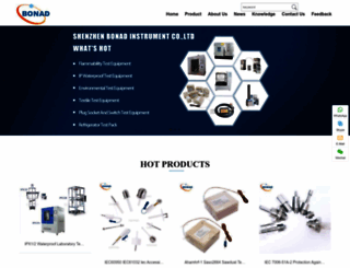 bndtestequipment.com screenshot