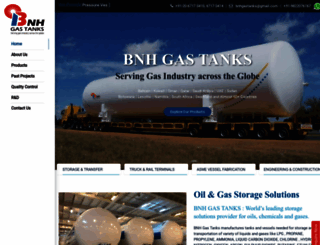 bnhgastanksindia.com screenshot