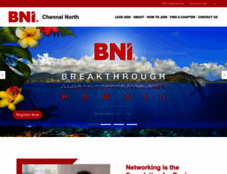 bni-chennainorth.in screenshot