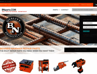 bnparts.com screenshot