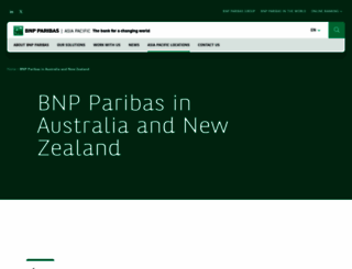 bnpparibas.com.au screenshot