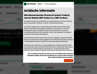 bnpparibasmarkets.nl screenshot