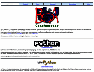 boa-constructor.sourceforge.net screenshot