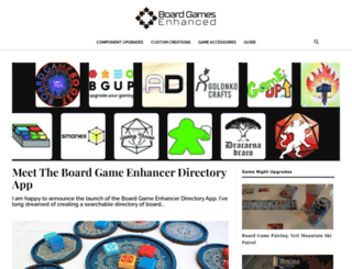 boardgamesenhanced.com screenshot