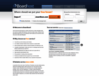 boardhost.com screenshot