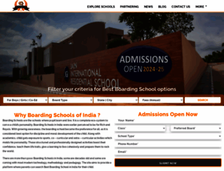 boardingschoolsofindia.com screenshot
