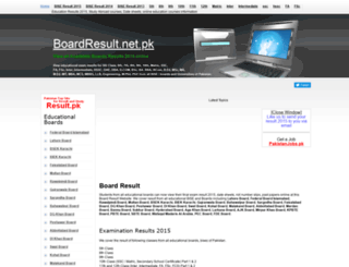 boardresult.net.pk screenshot