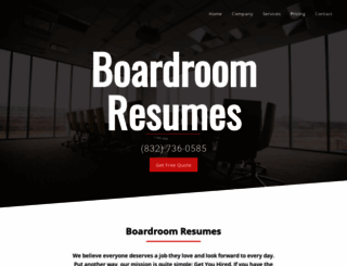boardroomresumes.com screenshot