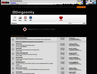 boards.dingoonity.org screenshot