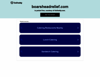boarsheadrelief.com screenshot