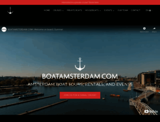 boatamsterdam.com screenshot