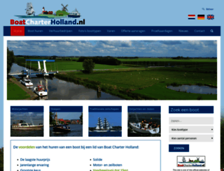 boatcharterholland.com screenshot