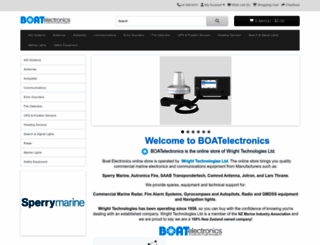 boatelectronics.co.nz screenshot